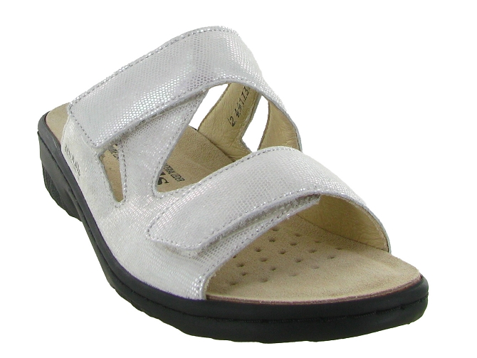 sandales et nu pieds - Mule Sabot - femme - Cuir - Blanc - Mephisto6348502_3