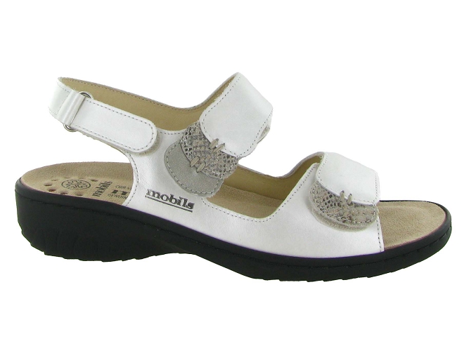 sandales et nu pieds - Confort - femme - Cuir - Blanc - Mephisto6348601_2