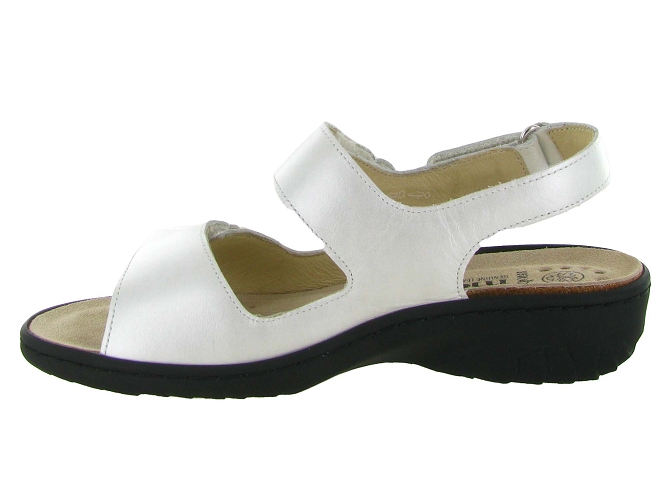 sandales et nu pieds - Confort - femme - Cuir - Blanc - Mephisto6348601_4