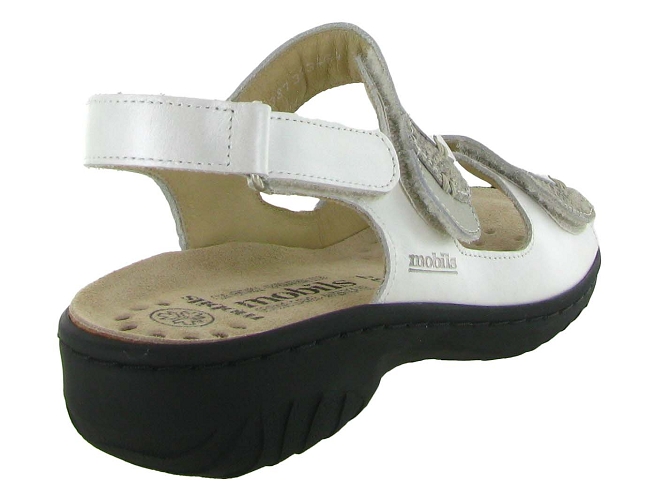 sandales et nu pieds - Confort - femme - Cuir - Blanc - Mephisto6348601_5