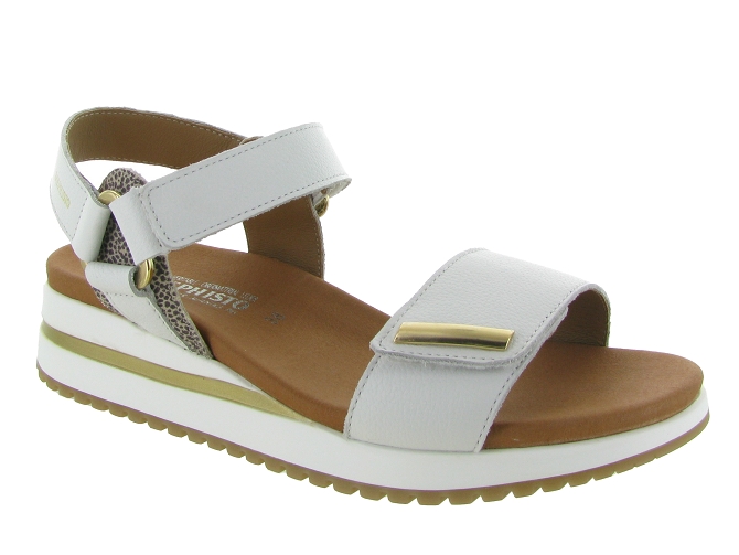 sandales et nu pieds - Confort - femme - Cuir - Beige - Mephisto