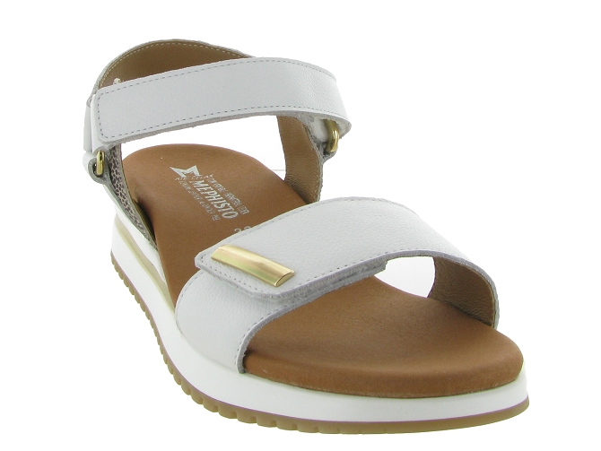 sandales et nu pieds - Confort - femme - Cuir - Beige - Mephisto6349202_3