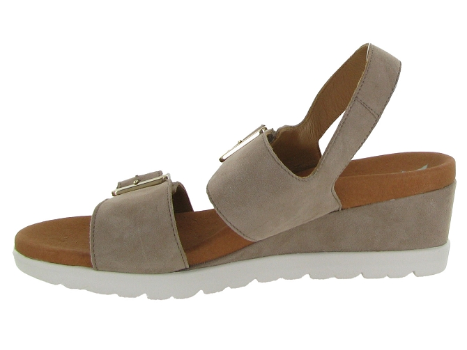 sandales et nu pieds - Confort - femme - Nubuck - Gris - Mephisto6349401_4