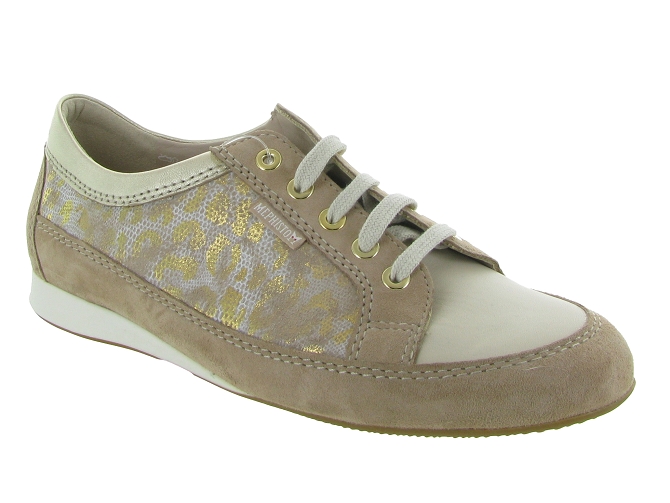 chaussures a lacets - Lacets détente - femme - Cuir - Taupe - Mephisto