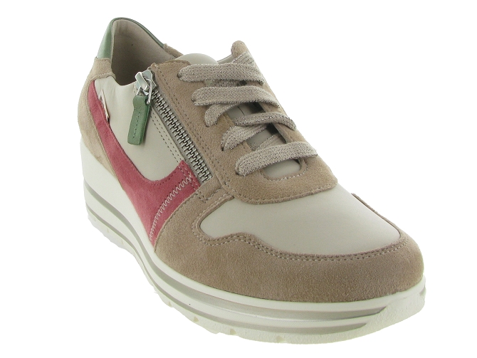 chaussures a lacets - Lacets détente - femme - Cuir - Gris - Mephisto6350101_3