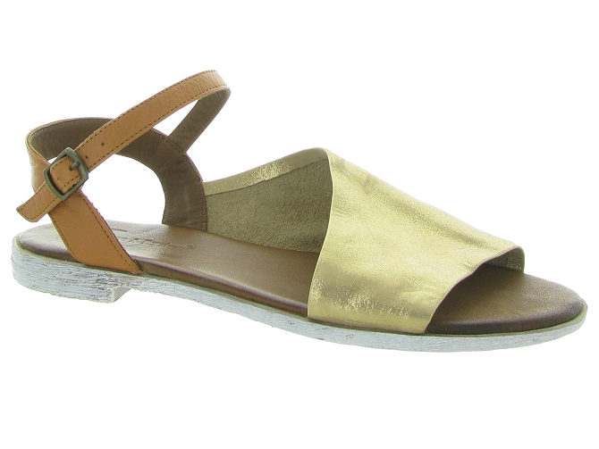 sandales et nu pieds - Casual - femme - Cuir - Bronze - Lune et lautre