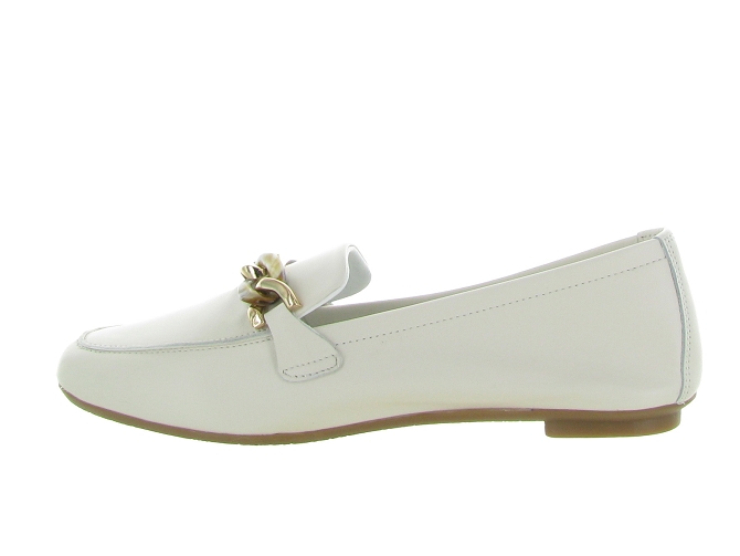 mocassins - Elégant - femme - Cuir - Blanc - Reqins6352201_4