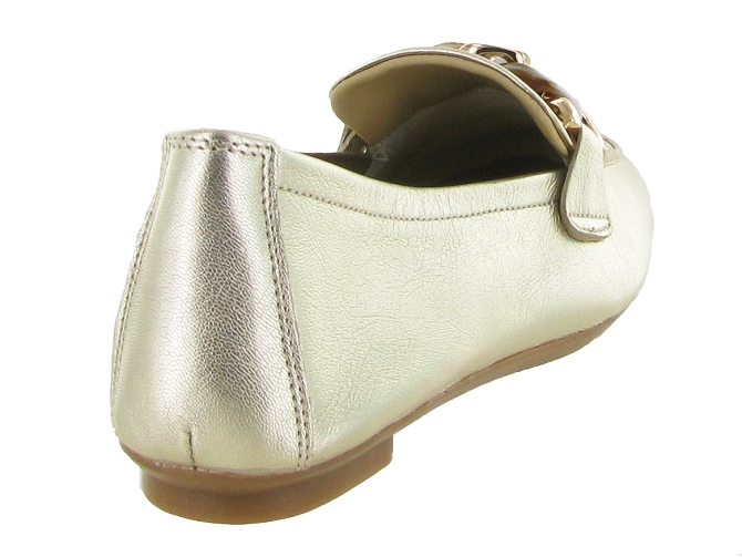 mocassins - Elégant - femme - Cuir - Or - Reqins6352202_5