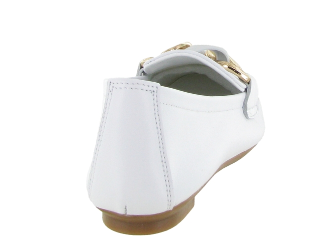 mocassins - Elégant - femme - Cuir - Blanc - Reqins6352301_5