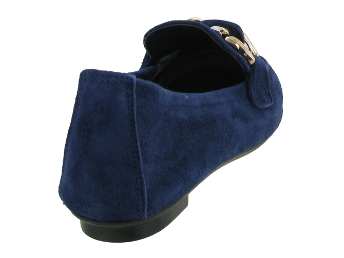 mocassins - Elégant - femme - Cuir - Bleu - Reqins6352302_5