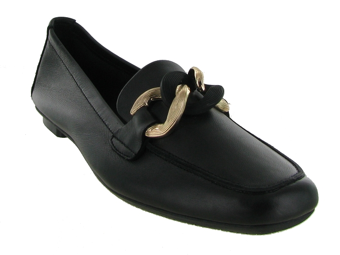 mocassins - Elégant - femme - Cuir - Noir - Reqins6352303_3