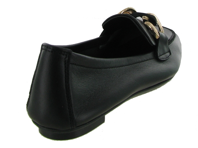 mocassins - Elégant - femme - Cuir - Noir - Reqins6352303_5