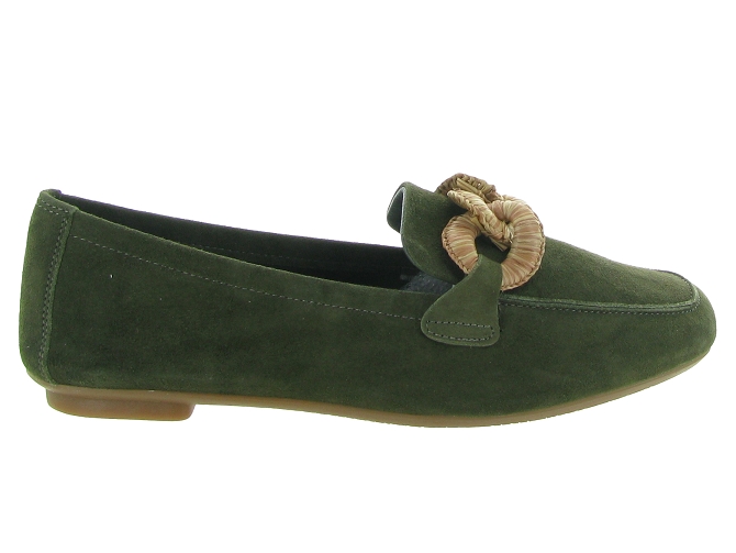 mocassins - Elégant - femme - Cuir - Vert - Reqins6352401_2