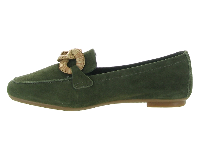 mocassins - Elégant - femme - Cuir - Vert - Reqins6352401_4