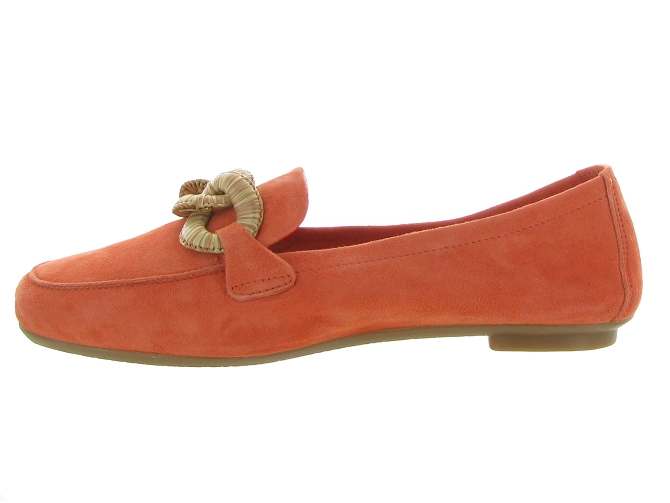 mocassins - Elégant - femme - Cuir - Orange - Reqins6352402_4