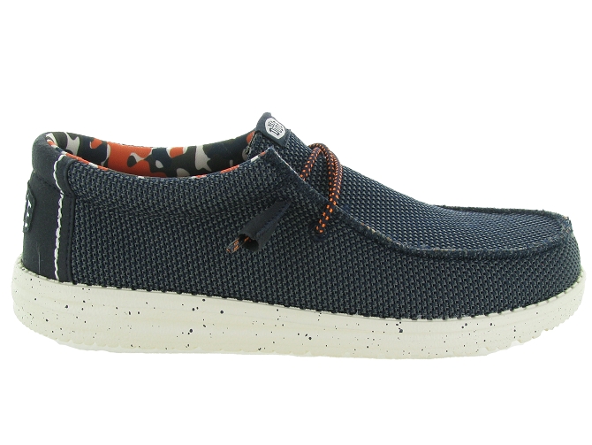 baskets et sneakers - Confort - homme - Toile  - Bleu Marine - Hey dude6353501_2