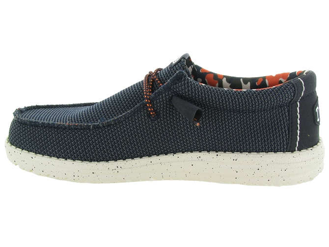 baskets et sneakers - Confort - homme - Toile Jean - Bleu - Hey dude6353501_4