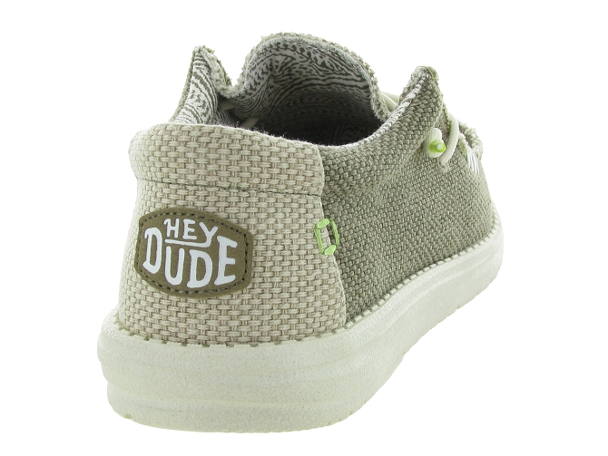 baskets et sneakers - Confort - homme - Toile Jean - Beige - Hey dude6353801_5