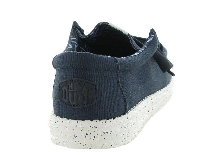 Hey dude baskets et sneakers wally canvas marine6354001_5
