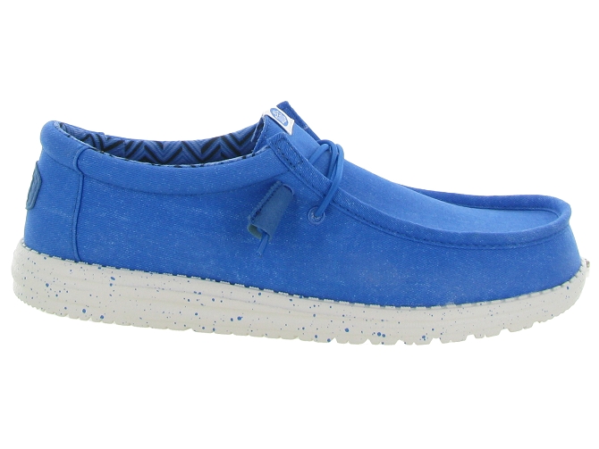 baskets et sneakers - Confort - homme - Toile  - Bleu - Hey dude6354101_2