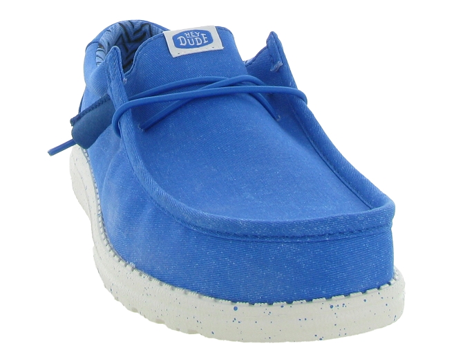 baskets et sneakers - Confort - homme - Toile  - Bleu - Hey dude6354101_3