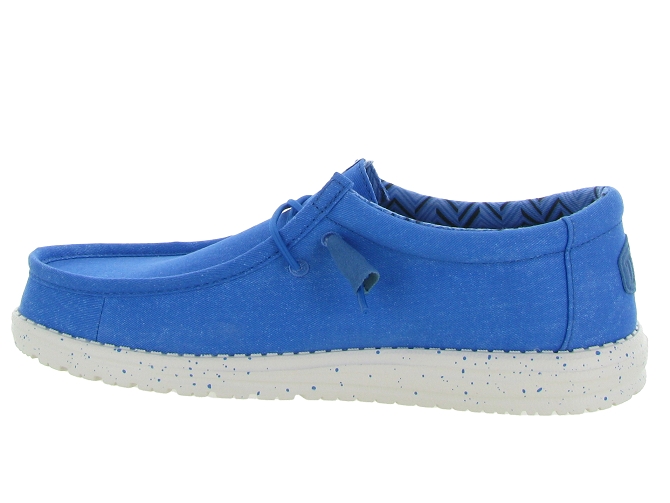 baskets et sneakers - Confort - homme - Toile  - Bleu - Hey dude6354101_4