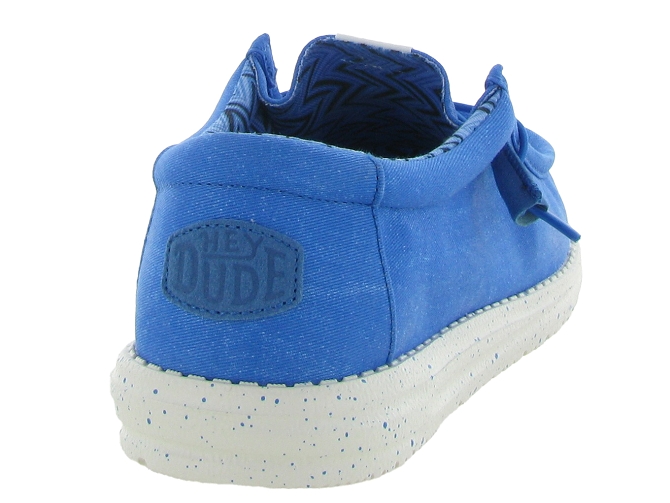 baskets et sneakers - Confort - homme - Toile  - Bleu - Hey dude6354101_5