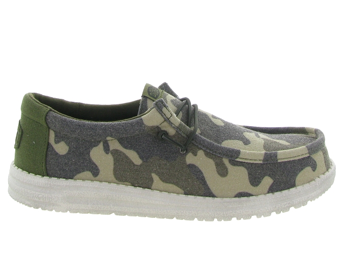 Hey dude baskets et sneakers wally camo kaki6354501_2