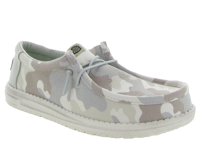 Hey dude baskets et sneakers wally camo ecru