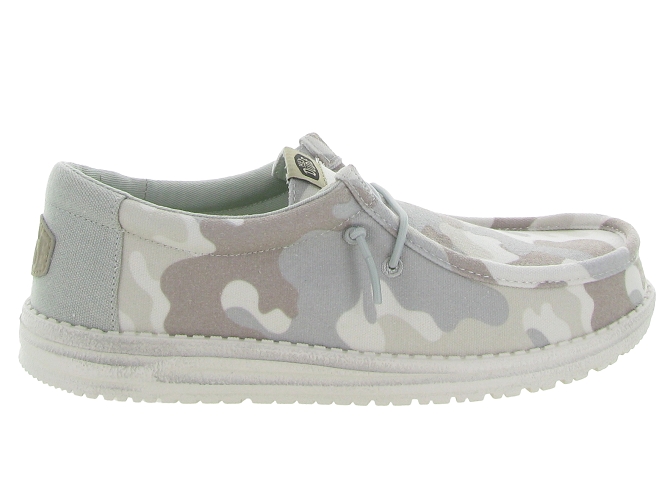 Hey dude baskets et sneakers wally camo ecru6354601_2