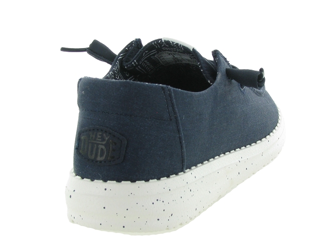 baskets et sneakers - Confort - femme - Toile Jean - Bleu - Hey dude6354901_5