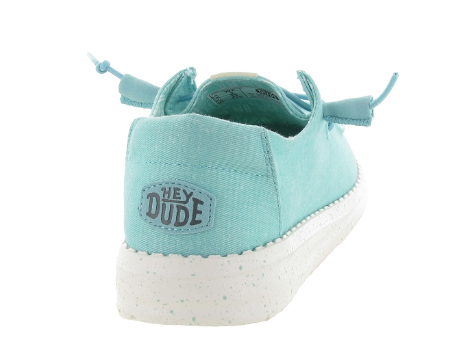 baskets et sneakers - Confort - femme - Toile Jean - Bleu - Hey dude6354902_5