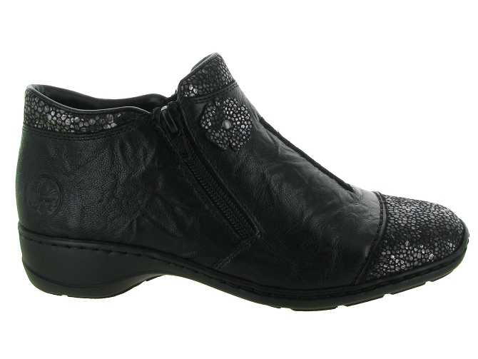 Rieker bottines et boots 58388 noir6701901_2