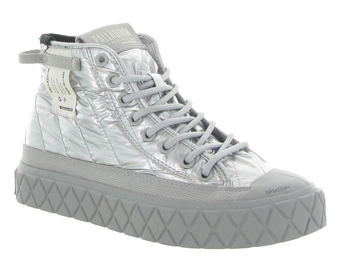 Palladium baskets et sneakers palla  ace requilt w argent