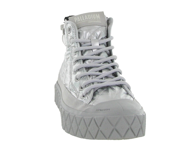 Palladium baskets et sneakers palla  ace requilt w argent6702403_3