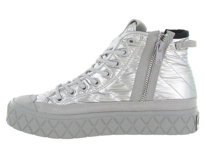 Palladium baskets et sneakers palla  ace requilt w argent6702403_4