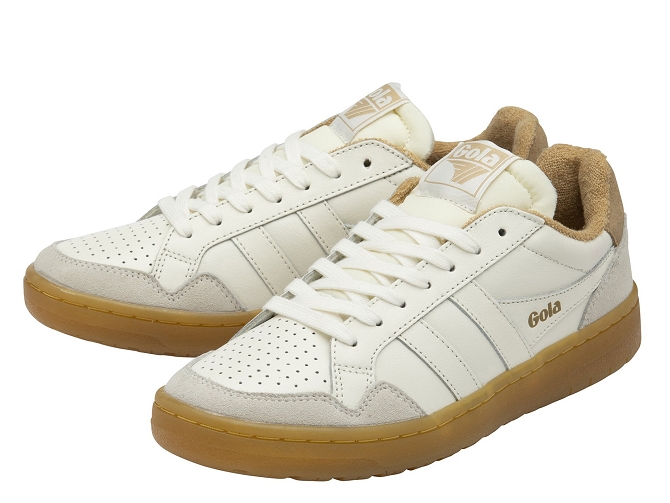 baskets et sneakers - Tendance - femme - Cuir - Blanc - Gola6703901_3