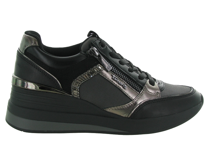 Tamaris baskets et sneakers 23703 noir6704701_2