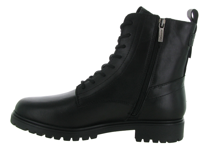 bottines et boots - Motardes & Rock and roll - femme - Cuir - Noir - Tamaris6704901_4