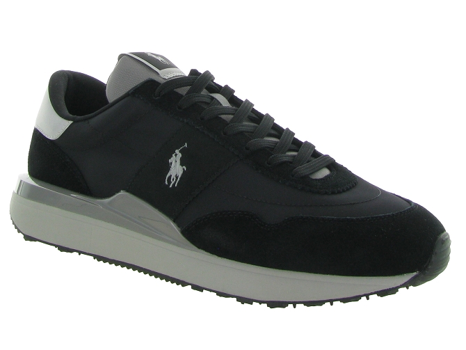 Ralph lauren baskets et sneakers train 89 pp suede noir