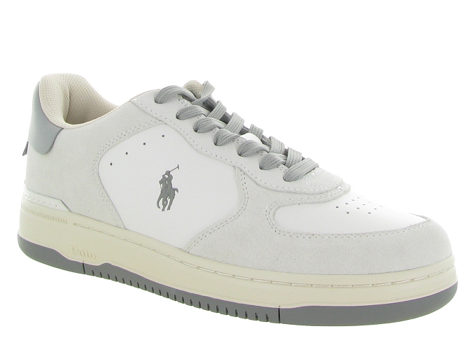 baskets et sneakers - Tendance - homme - Cuir - Blanc - Ralph lauren