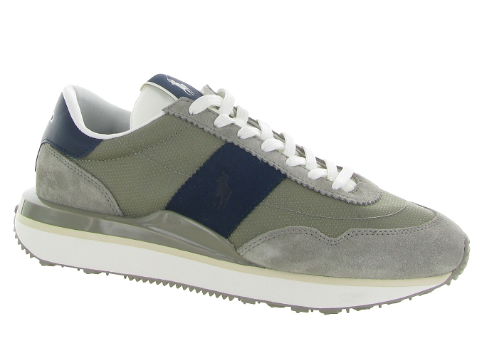 Ralph lauren baskets et sneakers train 89 pp gris