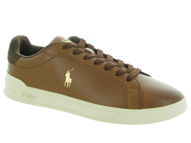 baskets et sneakers - Tendance - homme - Cuir - Marron - Ralph lauren