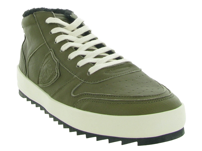 baskets et sneakers - Tendance - homme - Cuir - Kaki - Philippe model6706101_3