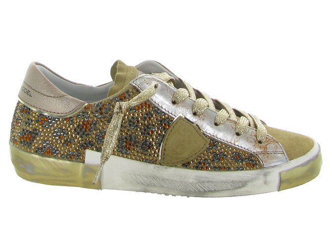 Philippe model baskets et sneakers prsx low woman leopard6706201_2