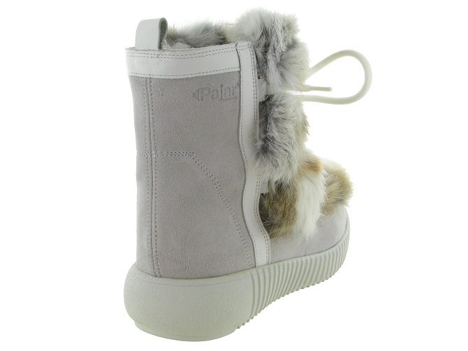 apres ski bottes fourrees - Bottine chaude - femme - Fourrure - Blanc - Pajar6706801_5