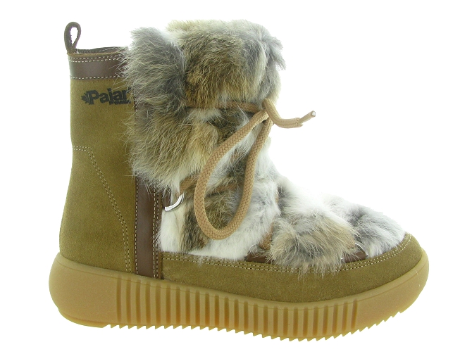 apres ski bottes fourrees - Bottine chaude - femme - Fourrure - Beige - Pajar6706802_2