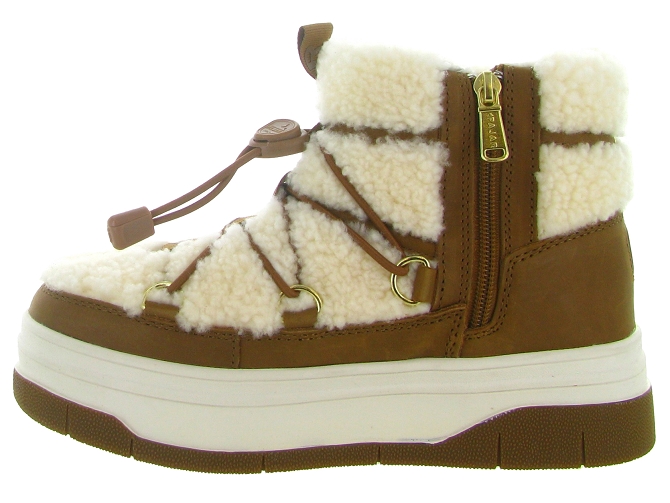 apres ski bottes fourrees - Bottine chaude - femme - Laine - Marron - Pajar6707201_4