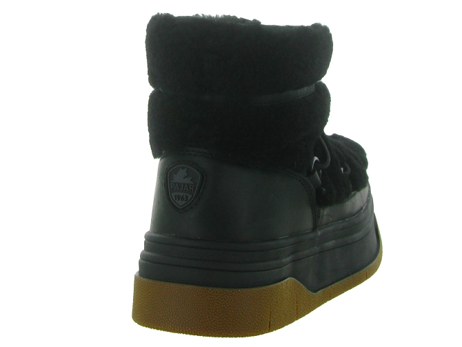 apres ski bottes fourrees - Bottine chaude - femme - Laine - Noir - Pajar6707202_5