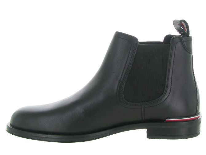 bottines et boots - Chelsea - homme - Cuir - Noir - Tommy hilfiger6707701_4